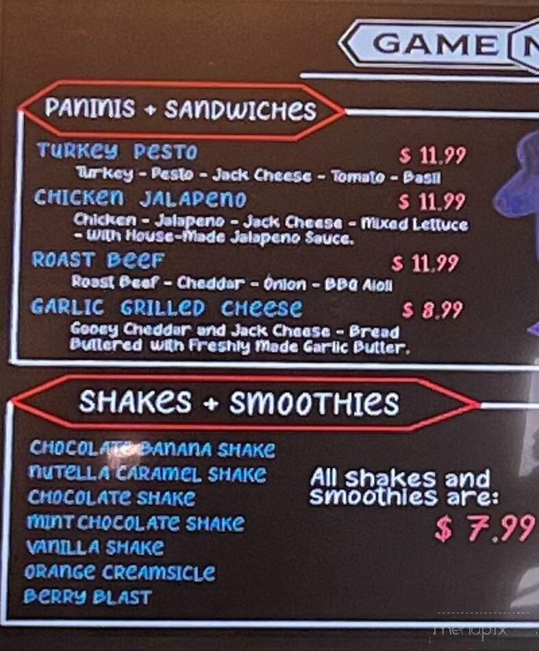 Game N Grounds - Chartsworth, CA menu_pic