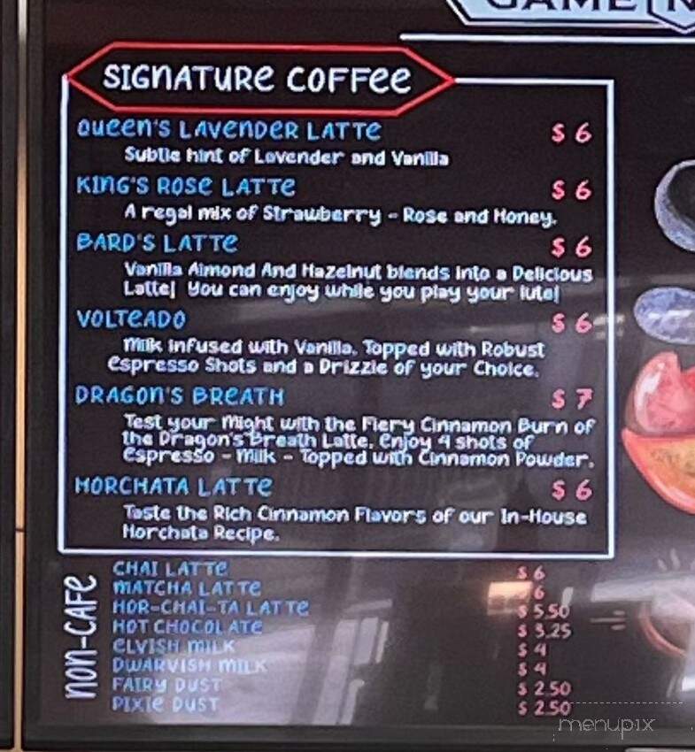 Game N Grounds - Chartsworth, CA menu_pic