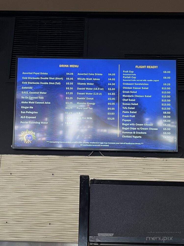 Laniakea Cafe - Kailua-Kona, HI menu_pic