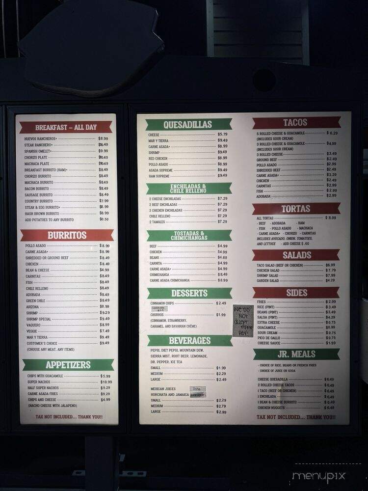 Lina's Mexican Restaurant - Omaha, NE menu_pic