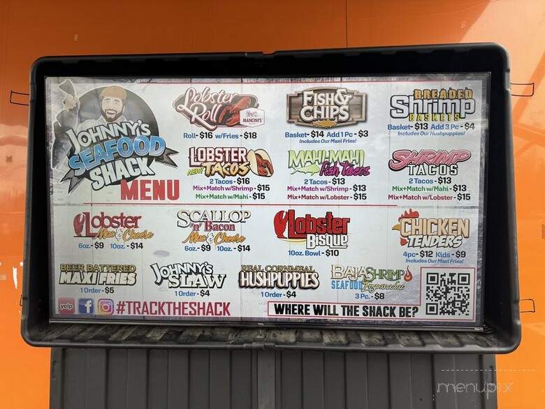Johnny's Seafood Shack - Washington, PA menu_pic
