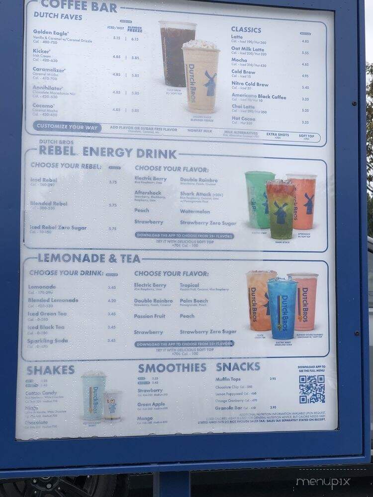 Dutch Bros Coffee - Houston, TX menu_pic