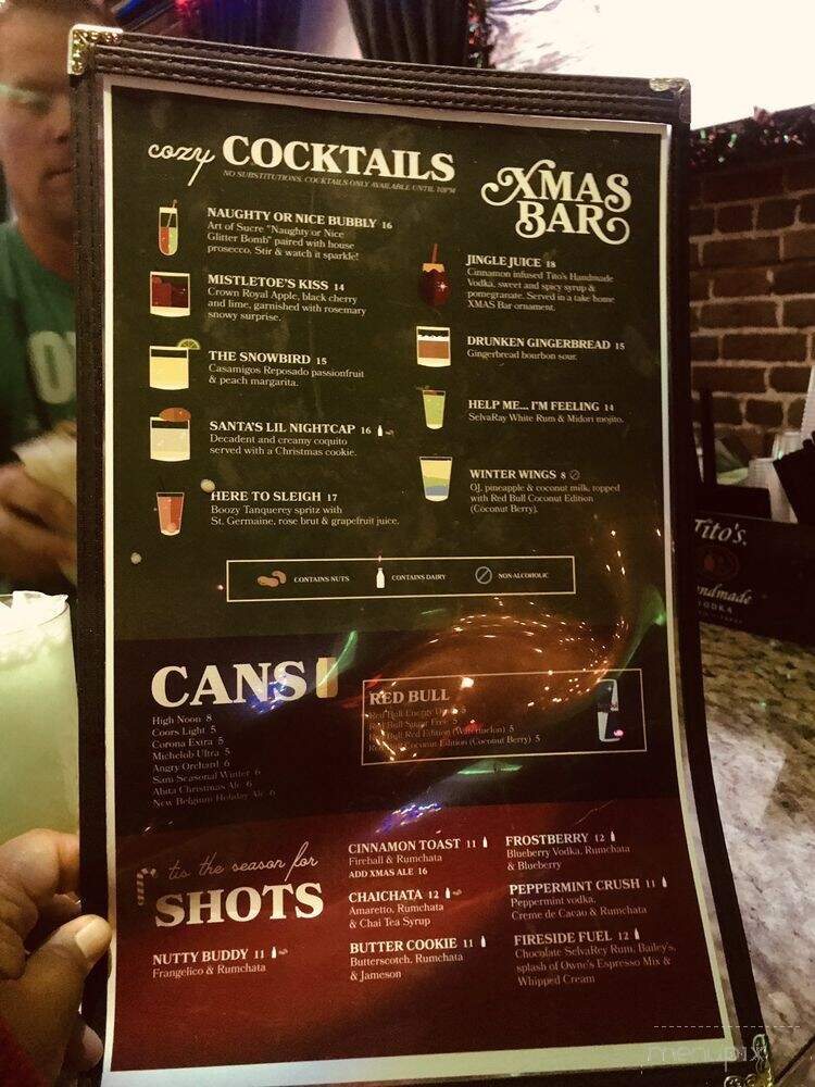 Xmas Bar - St. Petersburg, FL menu_pic