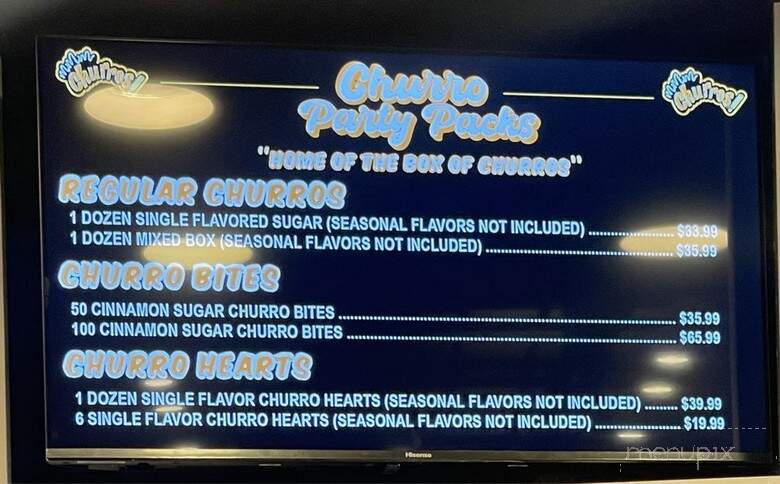 Mmm Churros - Salinas, CA menu_pic