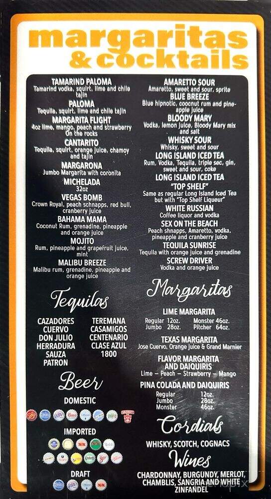 Kanti's Bar & Grill - Jasper, TN menu_pic