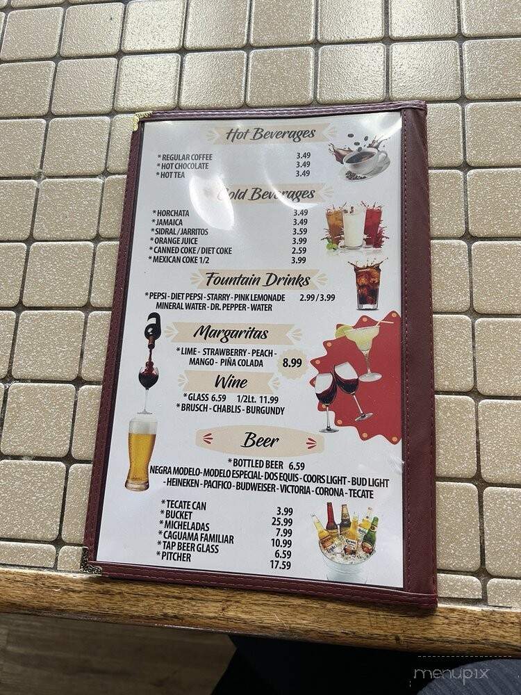 Tierra Mia Mexican Grill - Anaheim, CA menu_pic