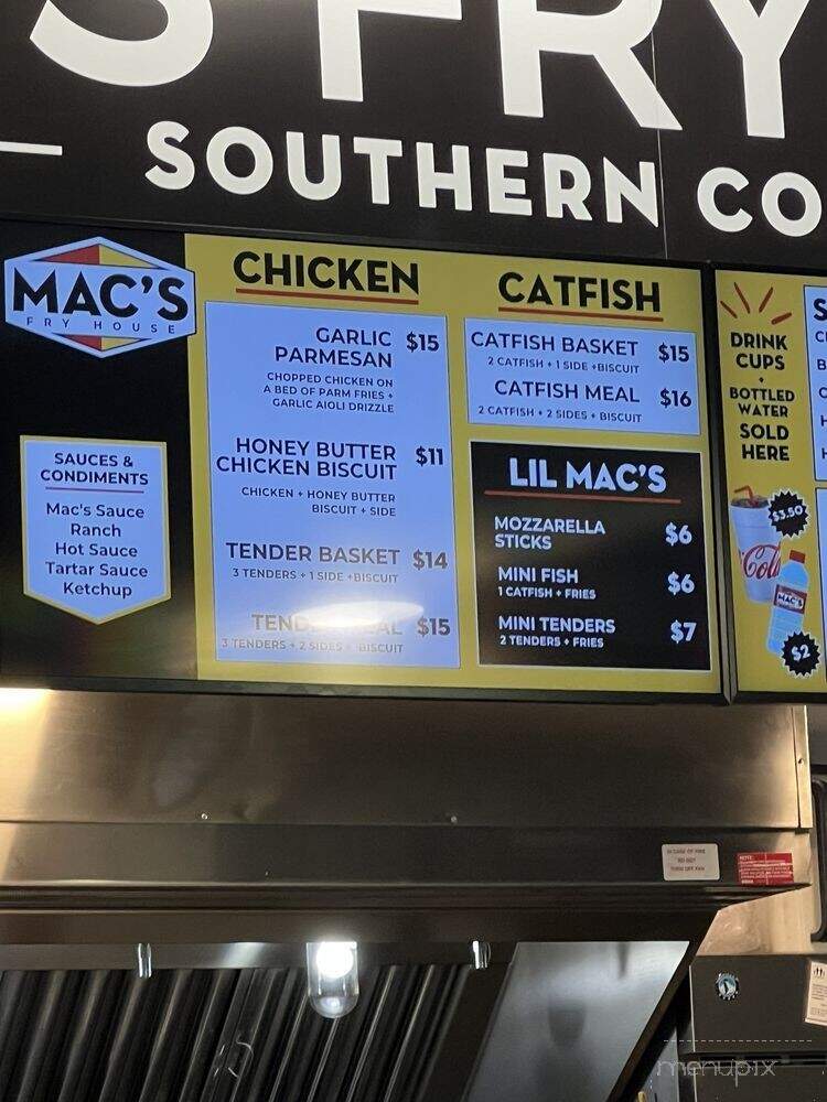 Mac's Fry House - Waco, TX menu_pic