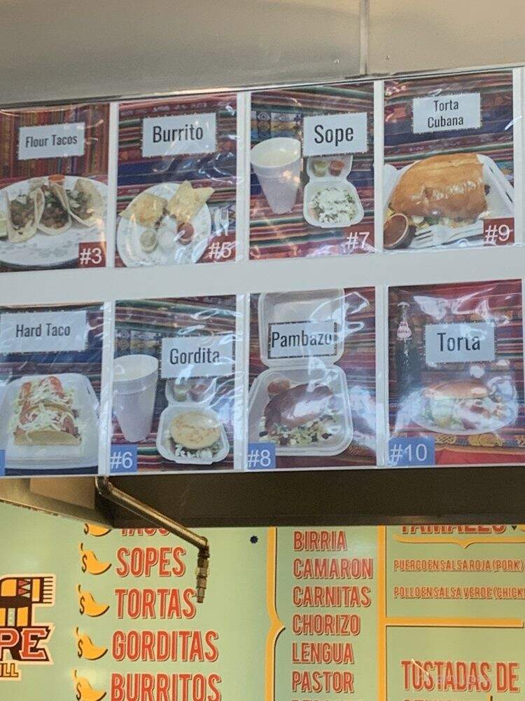 El Zarape Mexican Grill - Leeds, AL menu_pic
