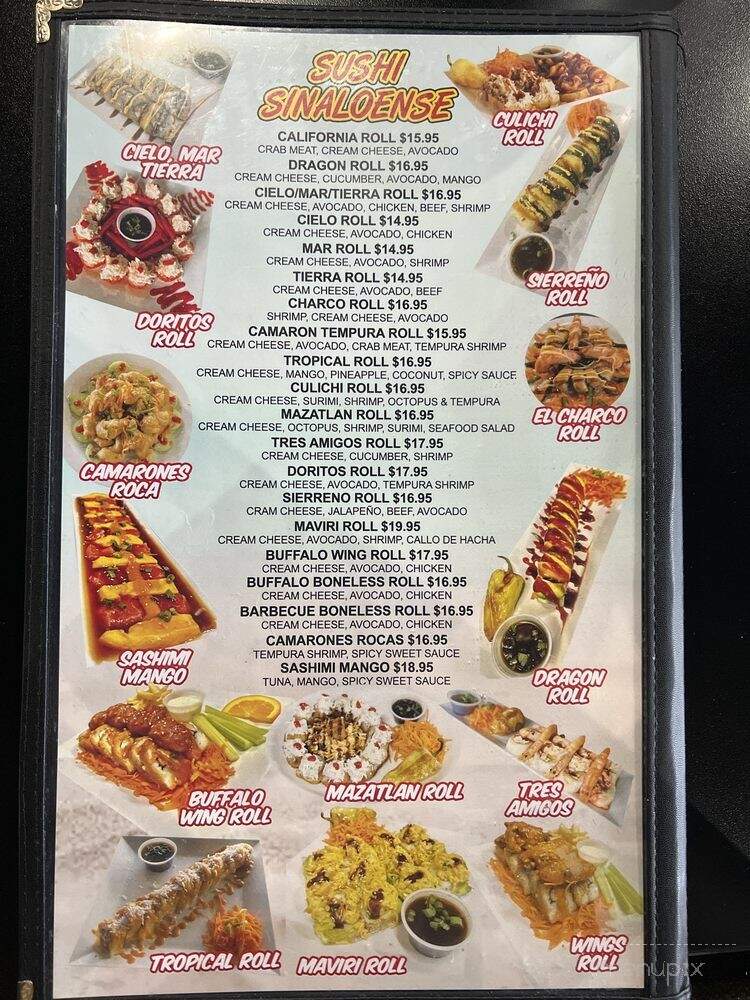 Mariscos El Charco - Denver, CO menu_pic