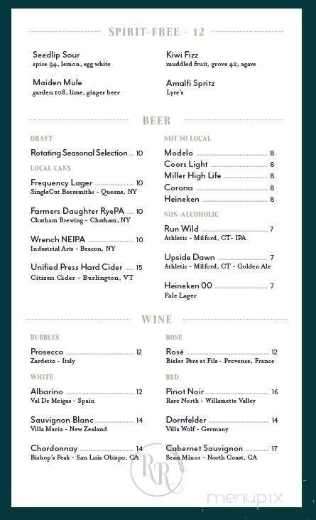 Rye Republic - Brewster, NY menu_pic