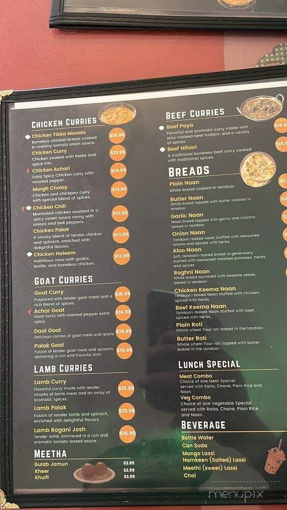 Roti and Boti - Sacramento, CA menu_pic