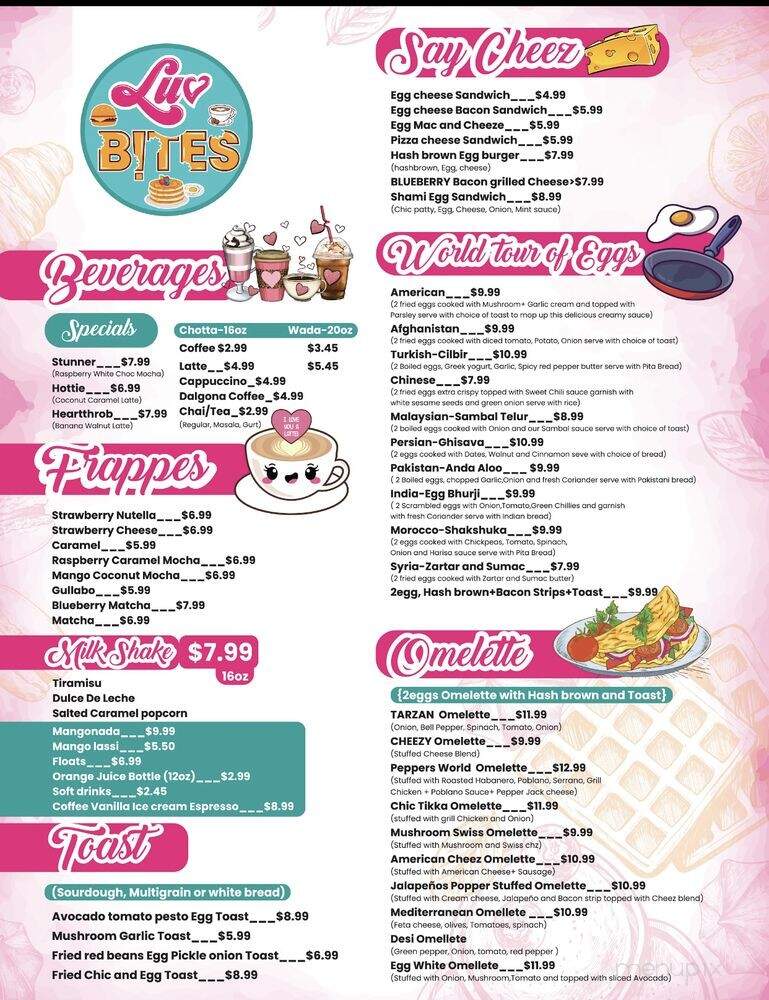 Luv Bites - Totowa, NJ menu_pic