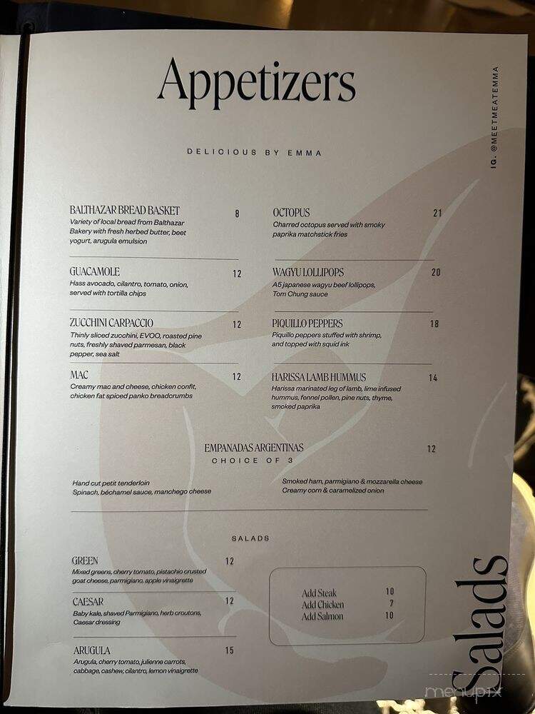 Emma - Hackensack, NJ menu_pic
