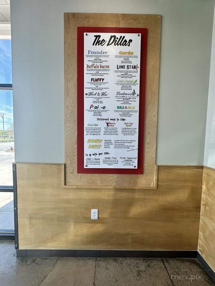 Dillas Quesadillas - Forney, TX menu_pic