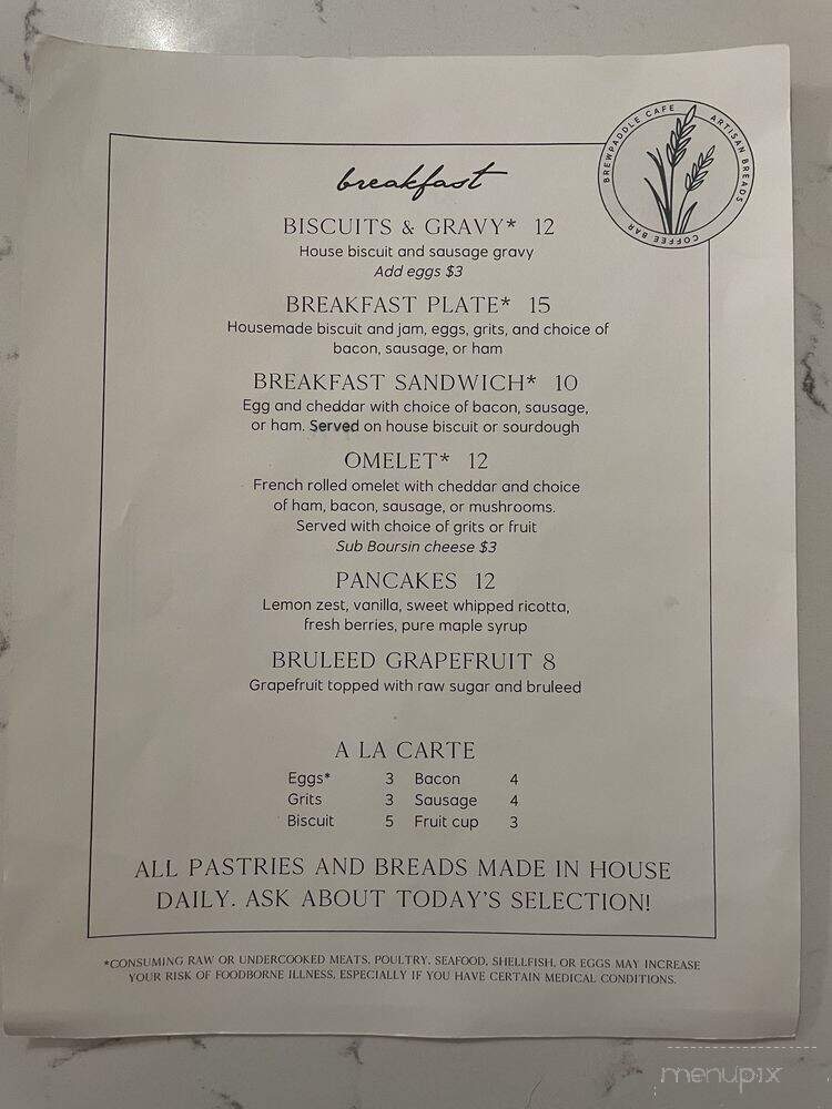 The Brewpaddle Cafe - Biloxi, MS menu_pic