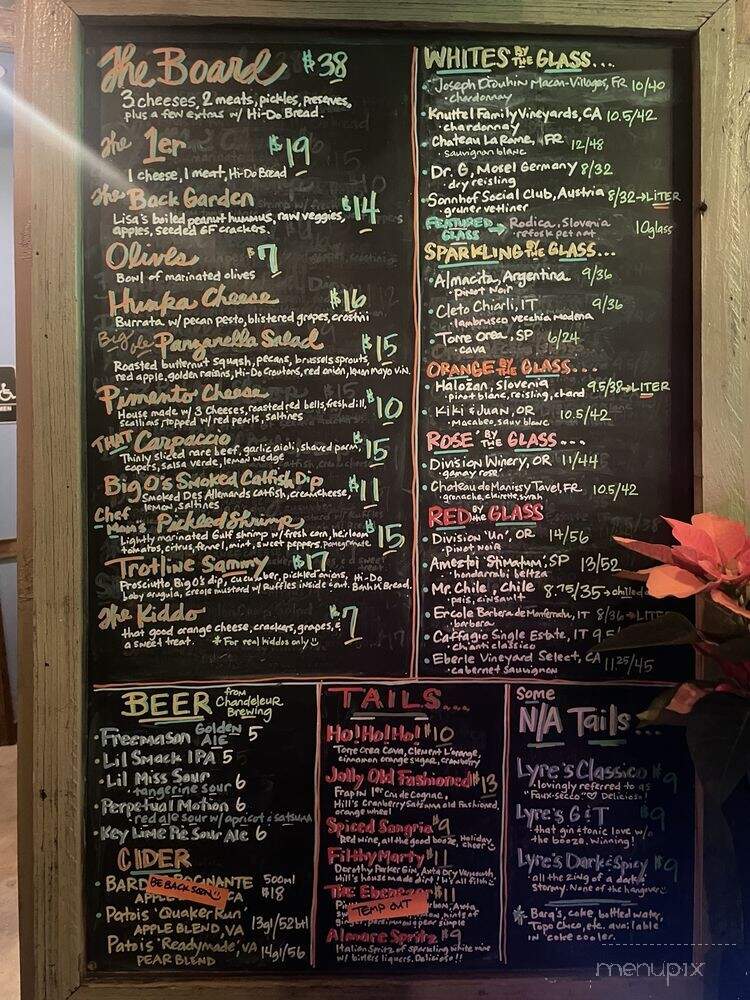 The Little House - New Orleans, LA menu_pic