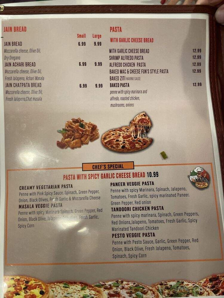 Fun Pizza Kitchen - Frisco, TX menu_pic