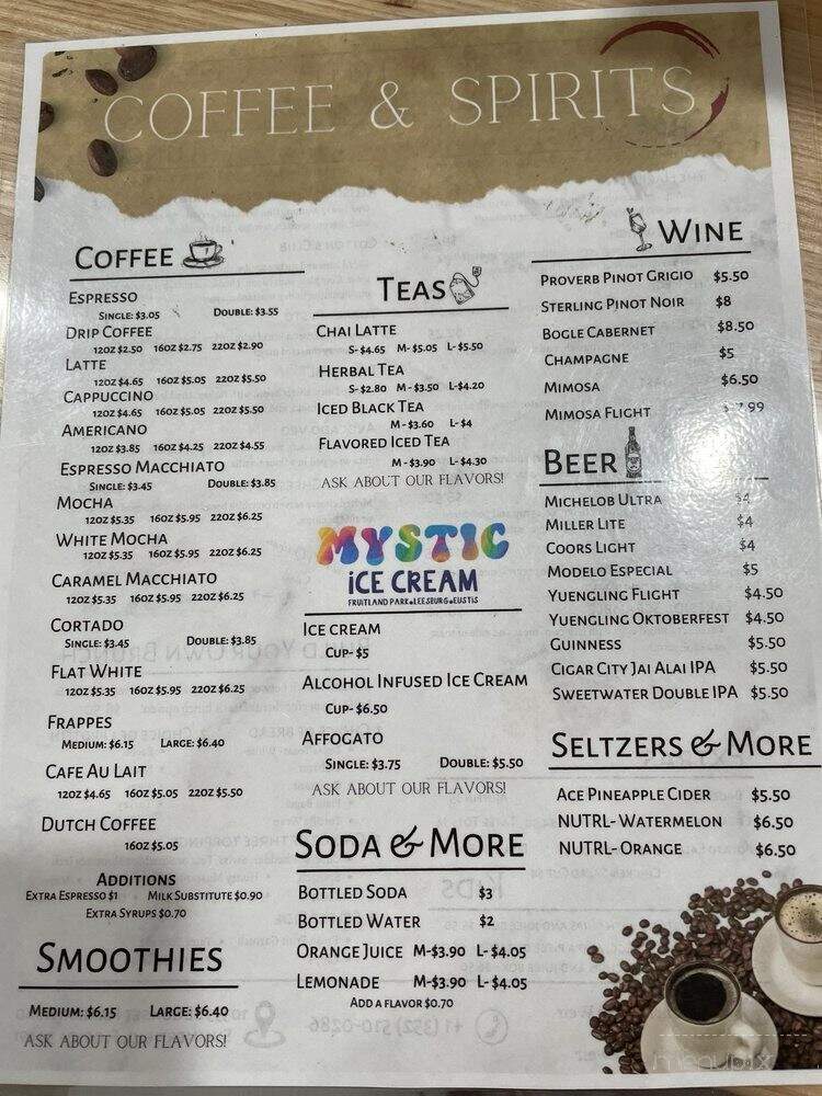 Cafe Lucia - Summerfield, FL menu_pic