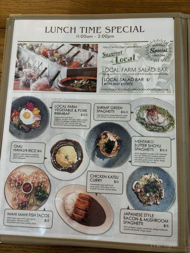 Heavenly Island Lifestyle - Honolulu, HI menu_pic