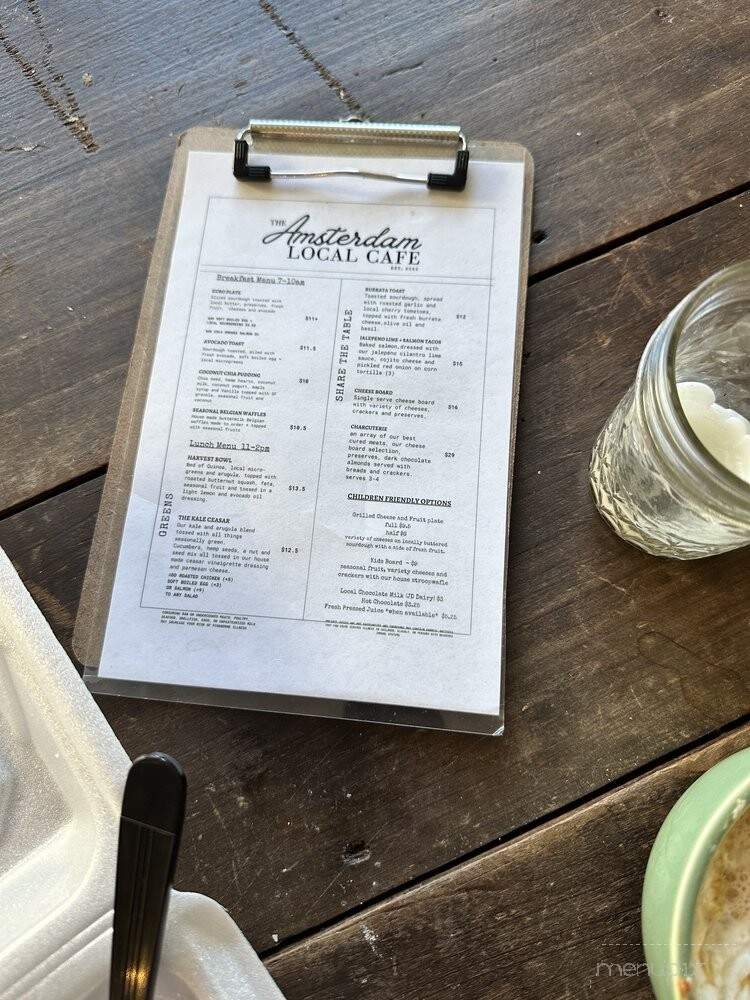 The Amsterdam - Clarksville, TN menu_pic