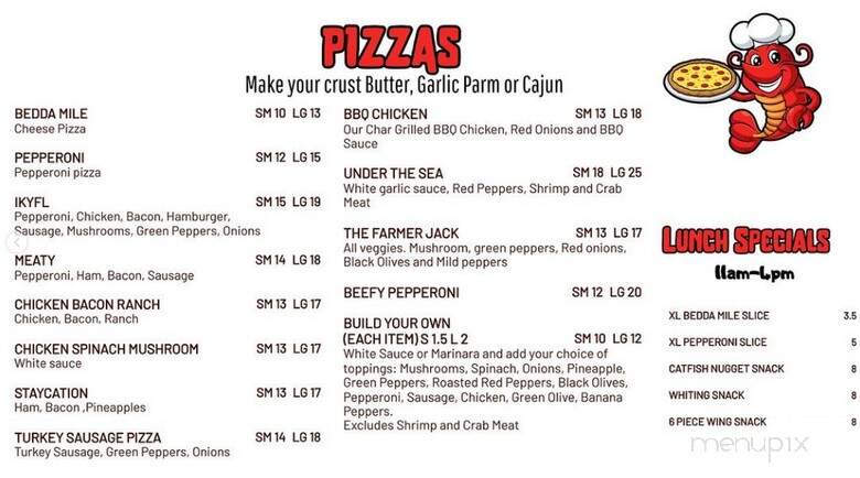 The Crust Station - Detroit, MI menu_pic