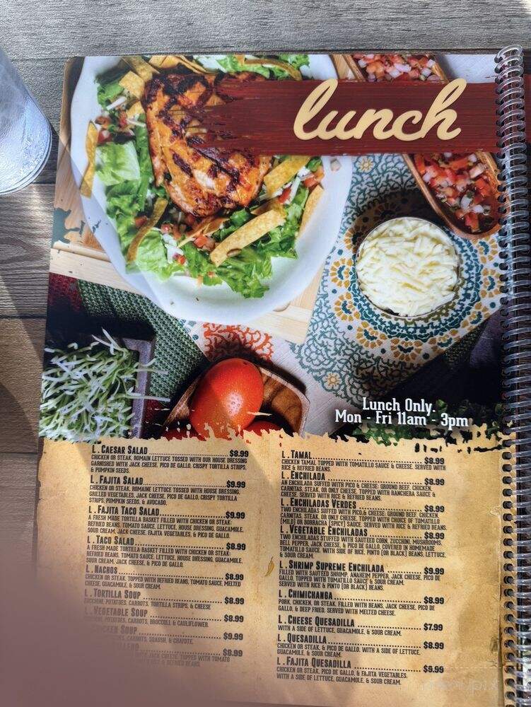 Guacamole Mexican Grill - Lyman, SC menu_pic