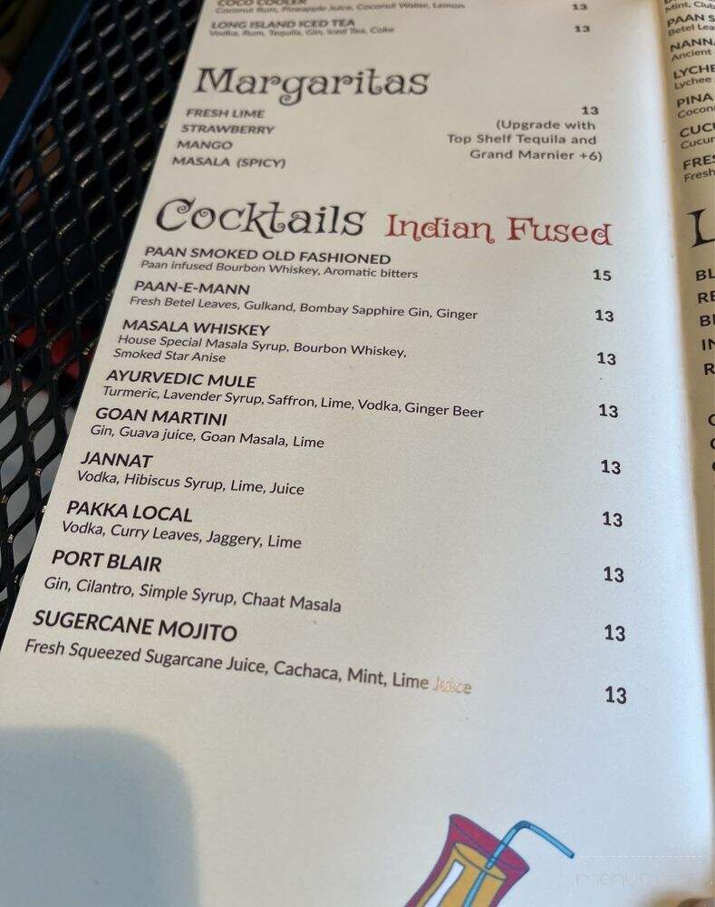 Aroma Indian Grill & Bar - Indian Land, SC menu_pic