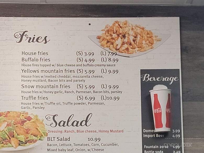 Dean's Wings & K Kitchen - Peachtree Corners, GA menu_pic