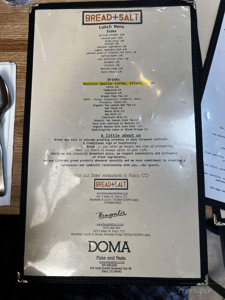 Bread+Salt - Lakewood, CO menu_pic