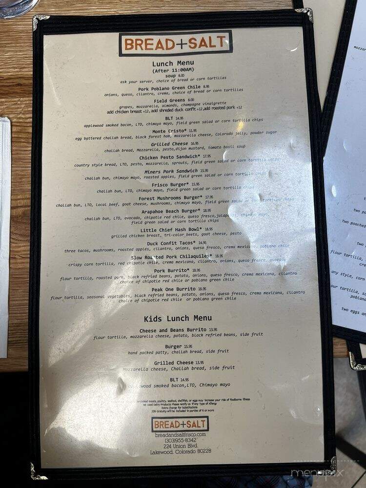 Bread+Salt - Lakewood, CO menu_pic
