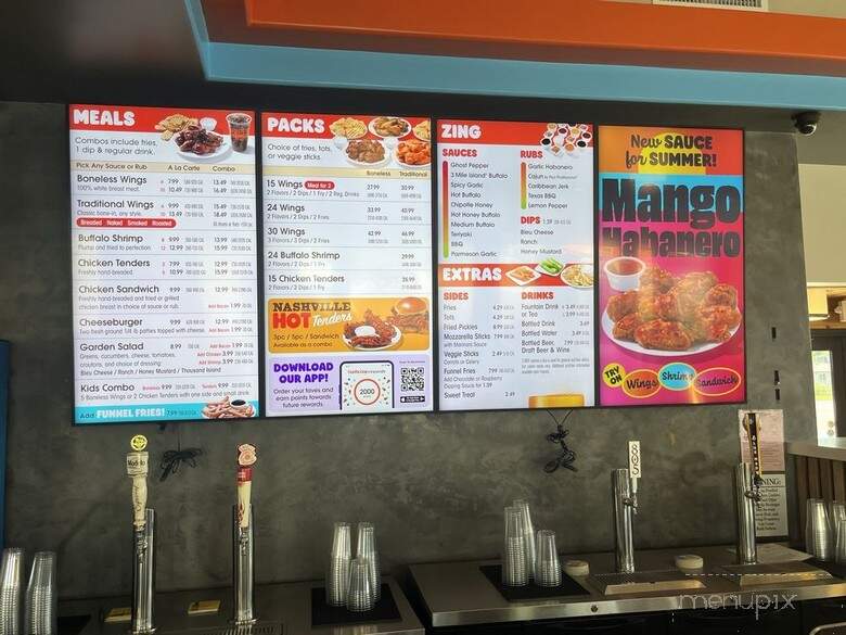 Hoots Wings by Hooters - Orange, CA menu_pic