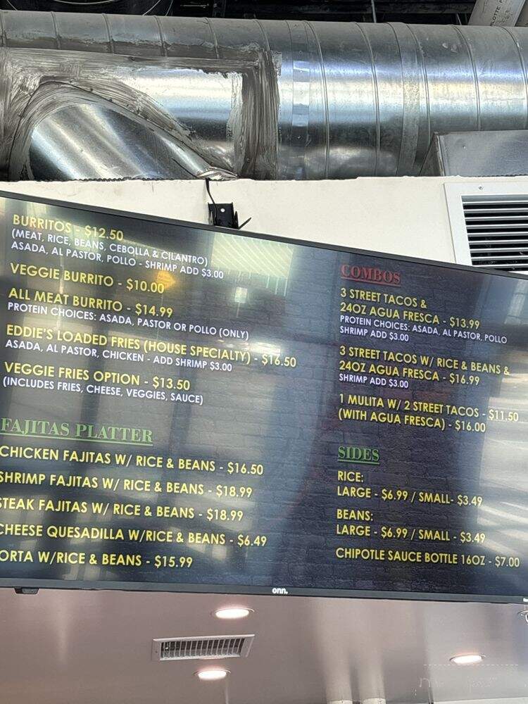 Taquito Y Mas - Los Angeles, CA menu_pic