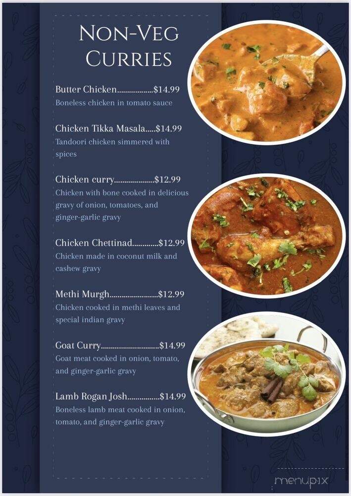 A1 Dhaba - Austin, IN menu_pic