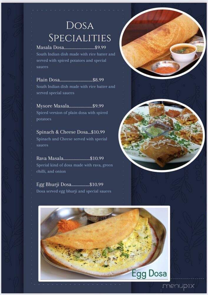 A1 Dhaba - Austin, IN menu_pic