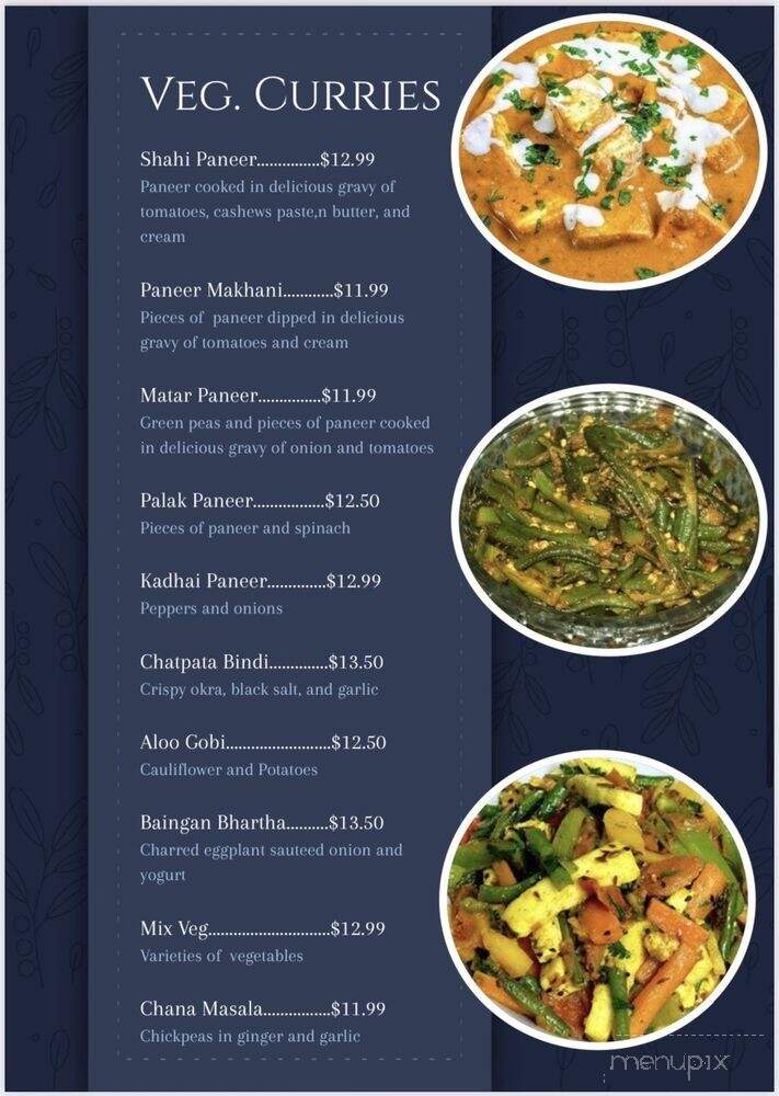 A1 Dhaba - Austin, IN menu_pic
