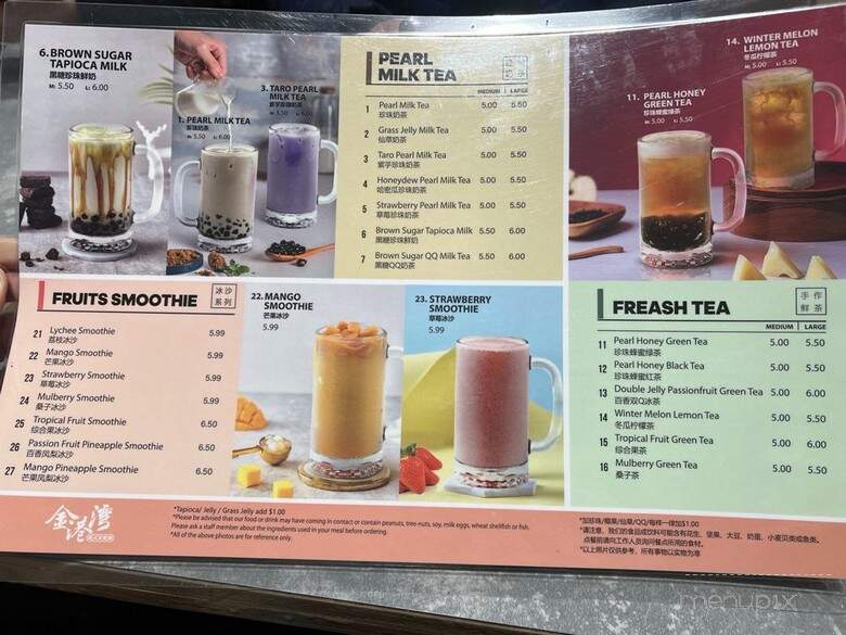 Golden Harbour - Aurora, ON menu_pic