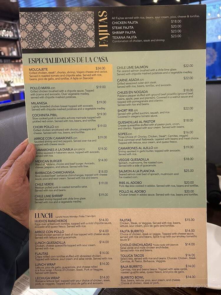 Condesa - Sturbridge, MA menu_pic
