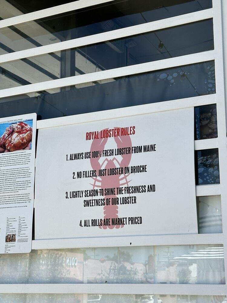 Royal Lobster LA - Los Angeles, CA menu_pic