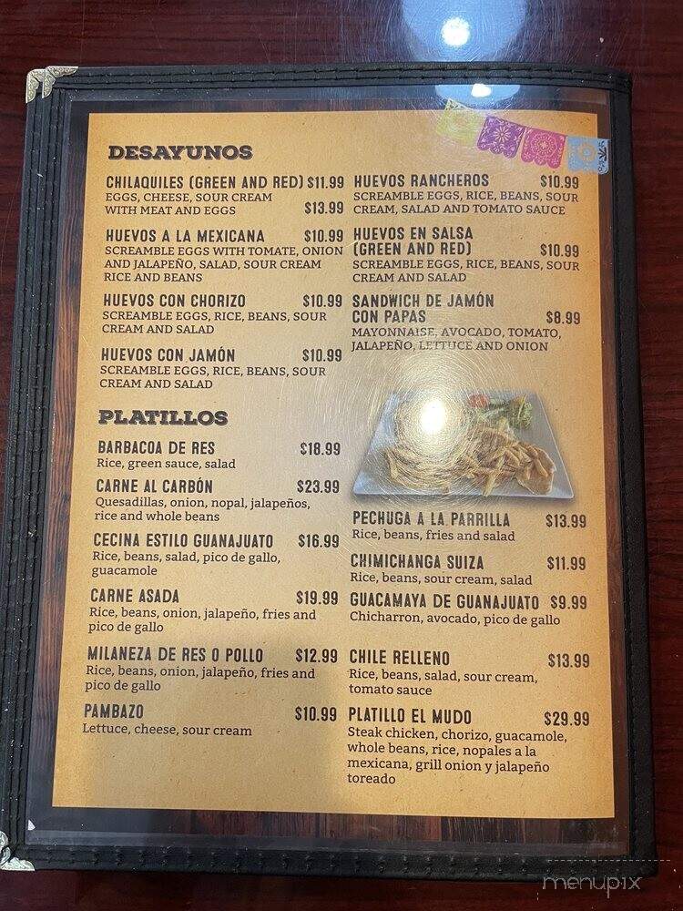 El Mezquite Mexican Restaurant - Glendale Heights, IL menu_pic