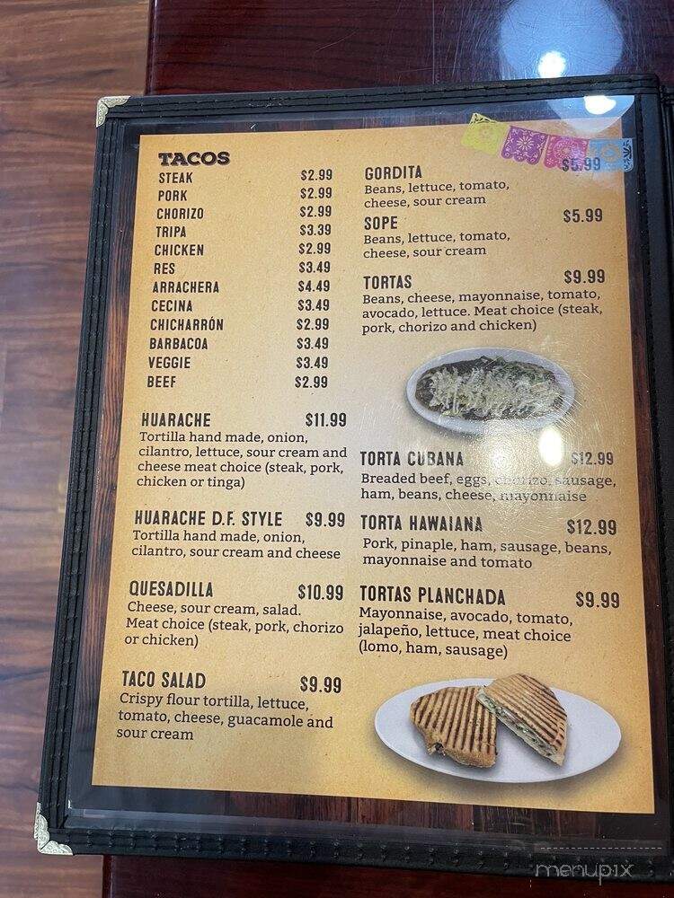 El Mezquite Mexican Restaurant - Glendale Heights, IL menu_pic