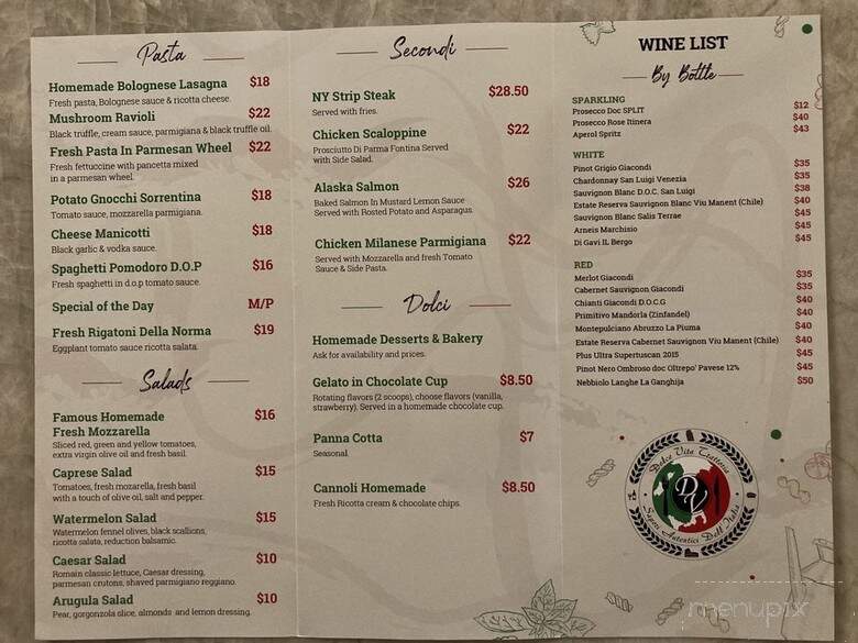 Dolce Vita Trattoria - Deerfield Beach, FL menu_pic