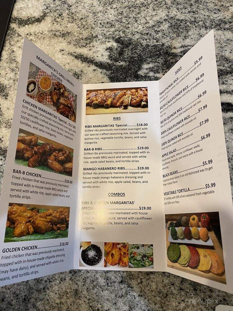 Margarita's Grill - Asheville, NC menu_pic