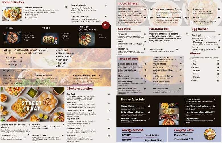 Banaras Xpress - Sterling, VA menu_pic