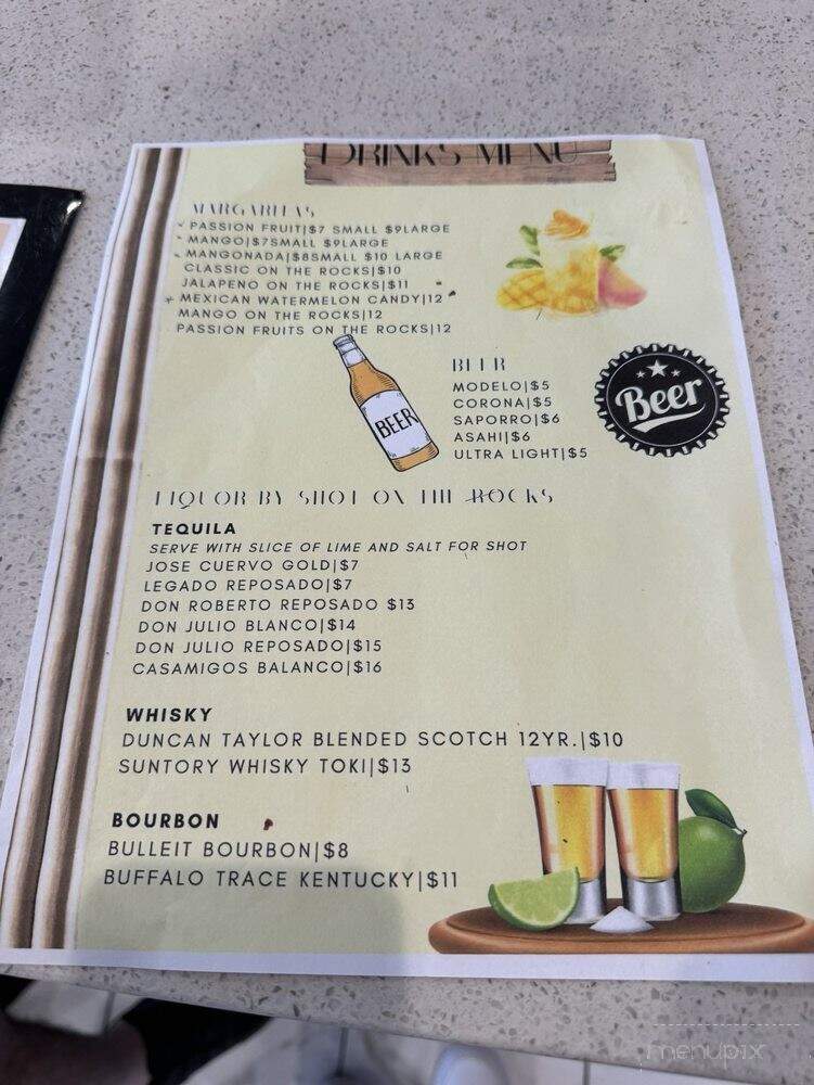 Drunken Boat - Houston, TX menu_pic