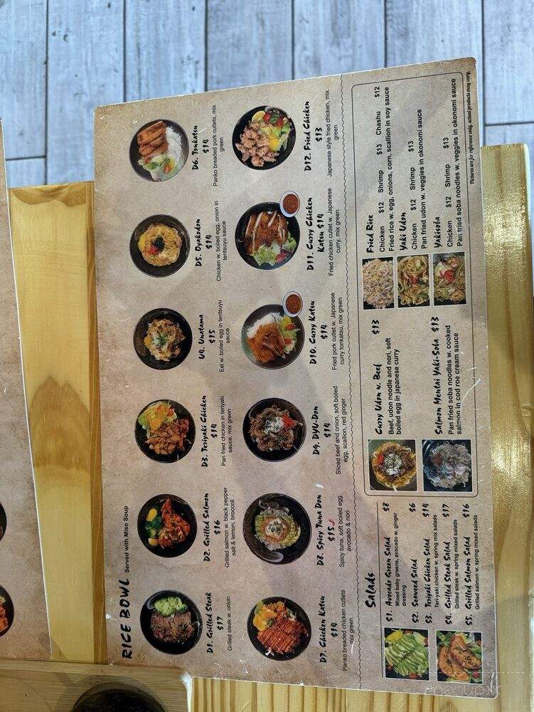 Naruto Ramen - Shreveport, LA menu_pic