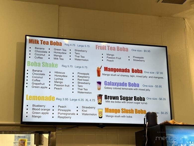 Thirstea Tiger - Lakewood, CO menu_pic