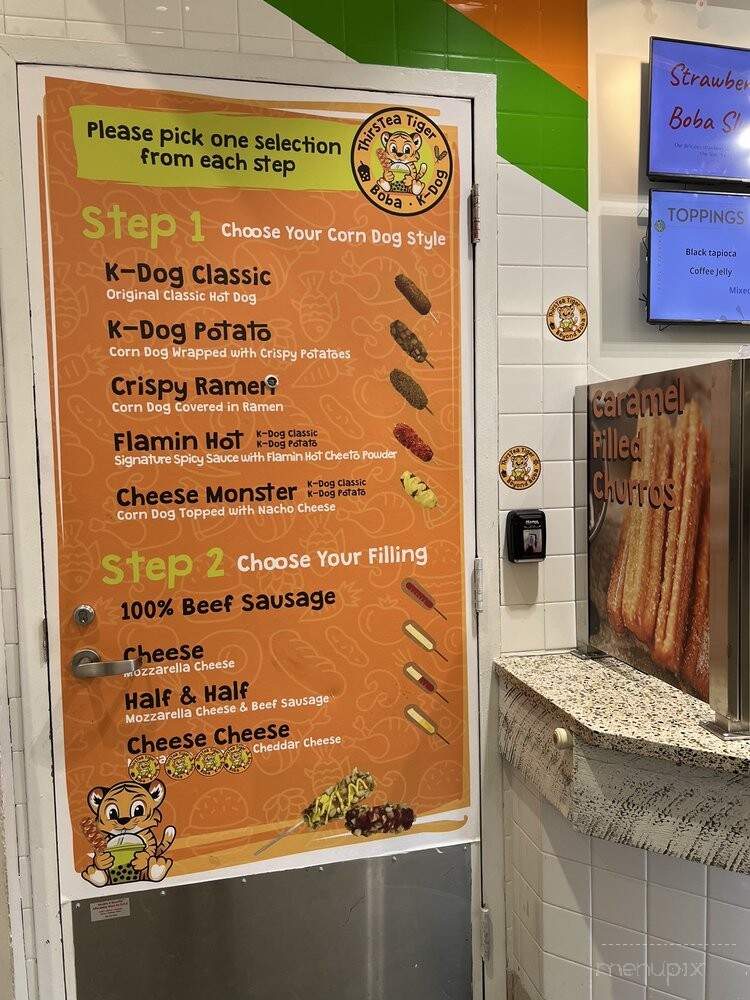 Thirstea Tiger - Lakewood, CO menu_pic