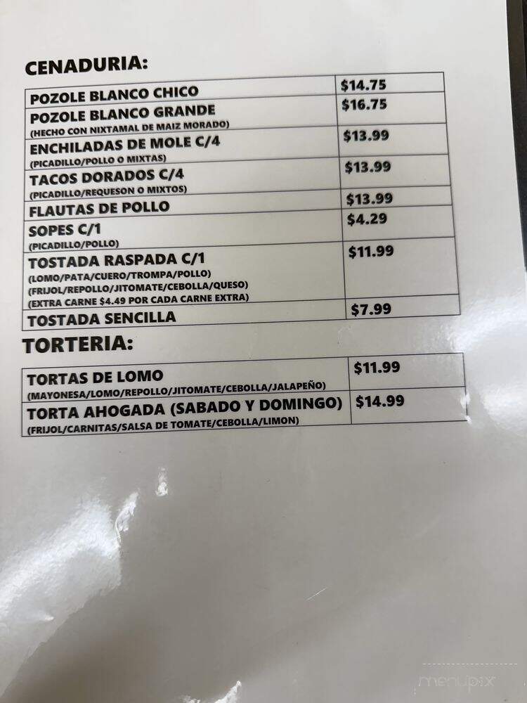 Los Cuates Gourmet - Los Angeles, CA menu_pic
