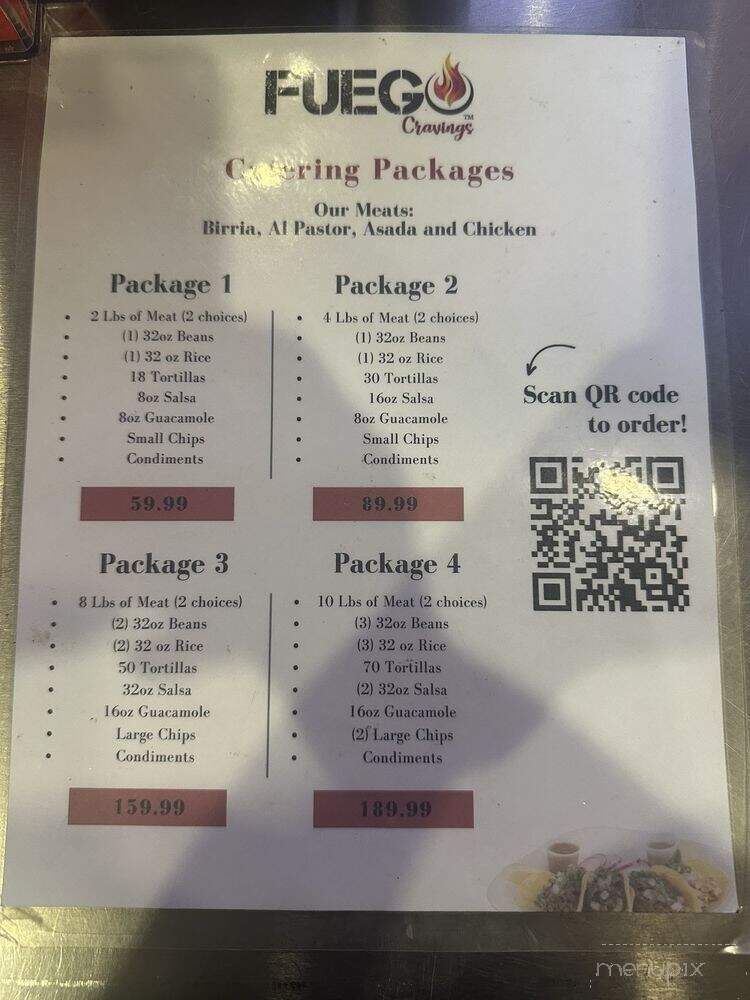 Fuego Cravings - Riverside, CA menu_pic