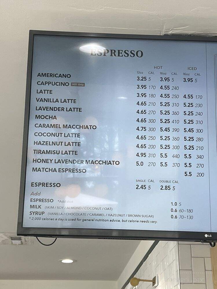 Tous Les Jours - Ann Arbor, MI menu_pic